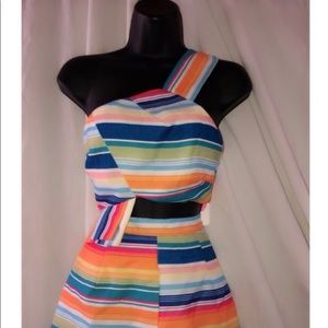 Two piece colorful set